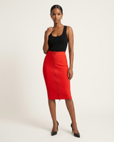 Siren Red Pencil Skirt Set