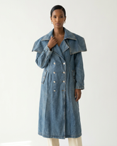 The Architect Denim Trench Coat