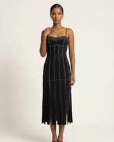 The Matrix Paneled Midi Dress