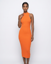 The Issa Rib-Knit Midi Dress