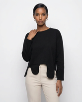 The Onyx Cutaway Pullover