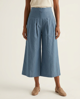The Anin Pleated Wide-Leg Pant