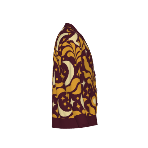 Mystic Patterned Jacquard Cardigan