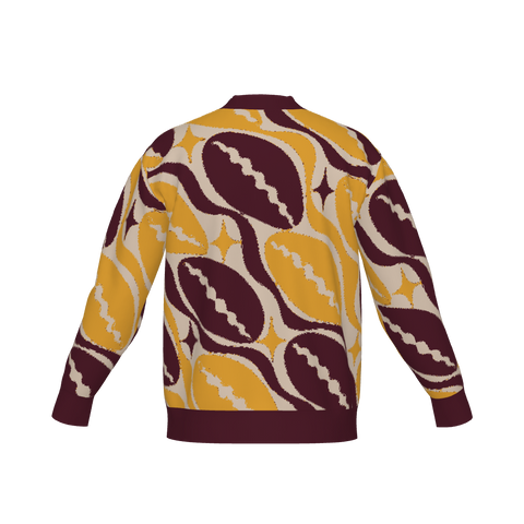 Adventurous Jacquard Knit Cardigan