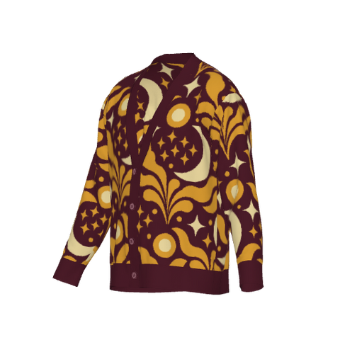 Mystic Patterned Jacquard Cardigan