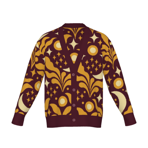 Mystic Patterned Jacquard Cardigan