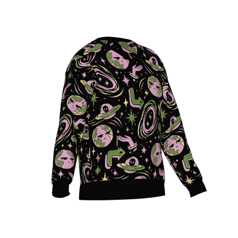 Cosmic Printed Knit Sweater