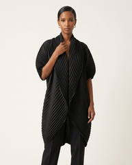 Issey Miyake Pleats Please Cocoon Coat