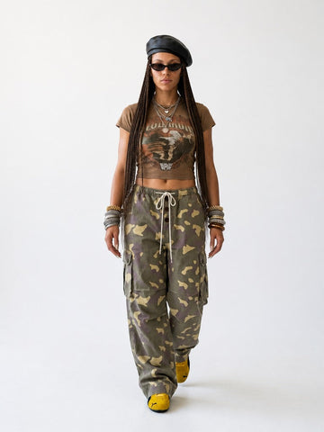 Untamed Camo Wide Leg Pants
