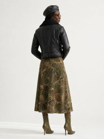 Audacious Cropped Tassel Moto Jacket