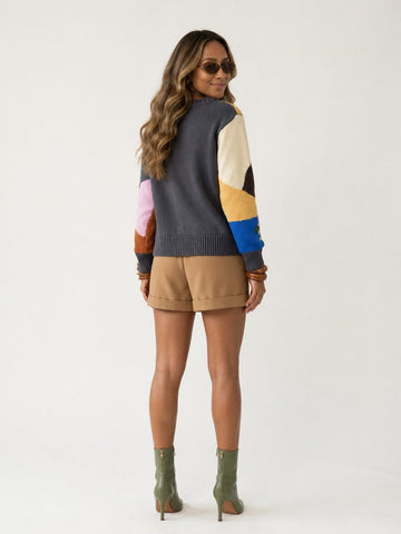 Wanderlust Embroidered Patchwork Cardigan
