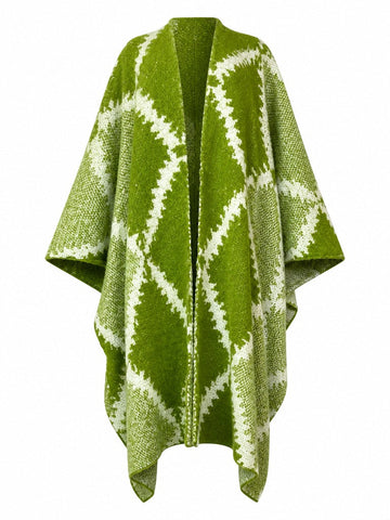 Wanderlust Geometric Print Cardigan