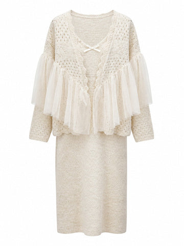 Divine Mesh Knit Cardigan