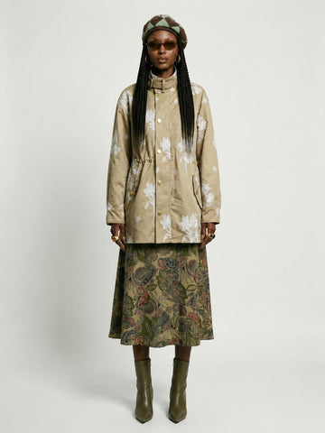 Wanderlust Embroidered Trench Coat