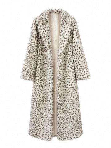 Wild Heart Leopard Faux Fur Coat