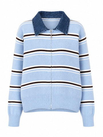 Free Spirit Striped Knit Cardigan