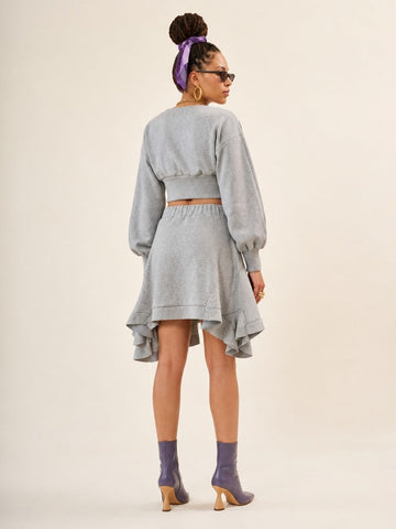 Grounded Ruffle Mini Two-Piece Set