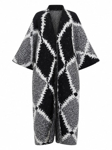 Wanderlust Geometric Print Cardigan