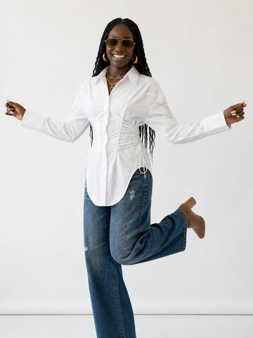 Refined Slim Fit Tunic Shirt