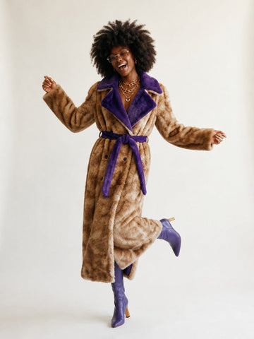 Fierce Oversized Faux Fur Coat