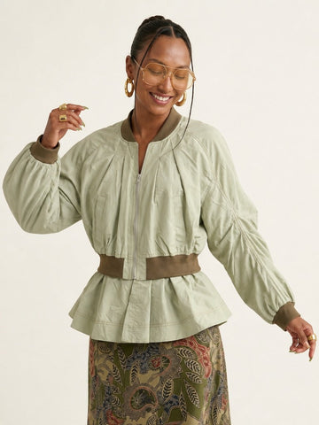 Audacious Patchwork Zipper Jacket