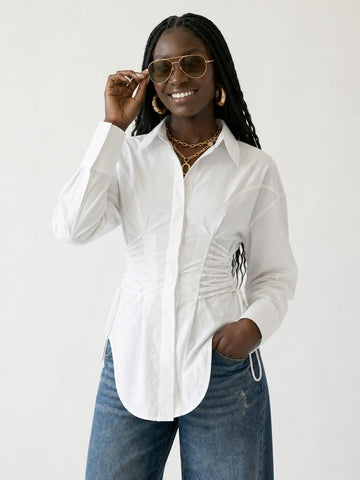 Refined Slim Fit Tunic Shirt