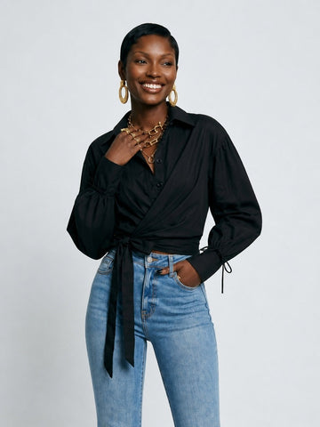 Sovereign Spliced Wrap Top