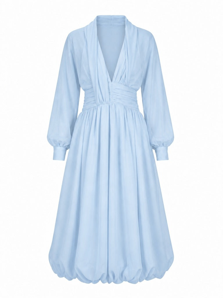 Radiant Sheer Mesh Maxi Dress