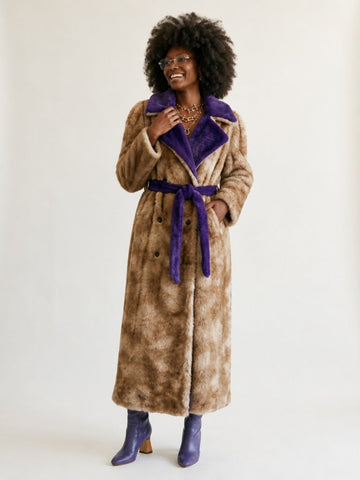 Fierce Oversized Faux Fur Coat