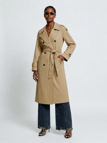 Grounded Oversized Trench Coat