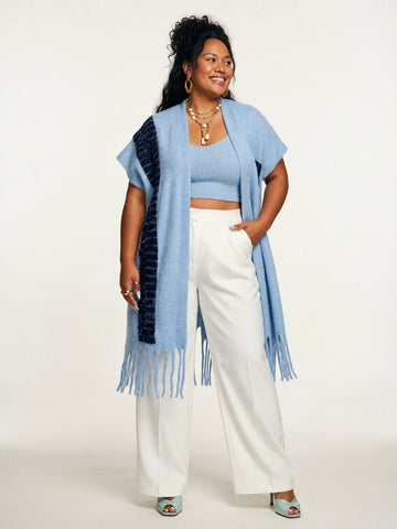 Wanderlust Geometric Tassel Cardigan