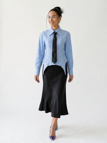Audacious Striped Patchwork Tunic