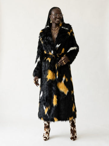 Fierce Faux Fur Statement Coat