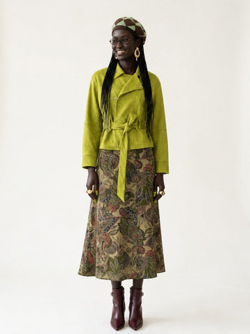 Audacious Belted Crop Jacket