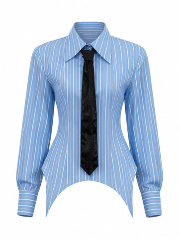 Audacious Striped Patchwork Tunic