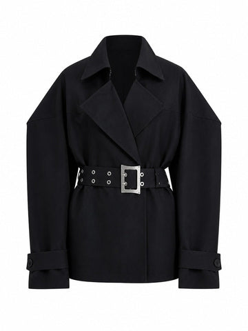 Audacious Belted Statement Jacket