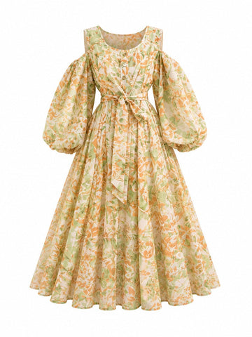 Wanderlust Flowy Floral Midi Dress