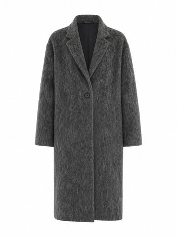 Grounded Oversized Wool Maxi Coat