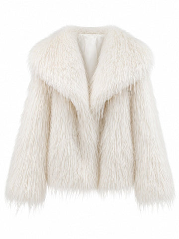 Fierce Shaggy Faux Fur Coat