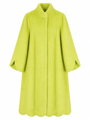 Limitless Blue Faux Fur Coat