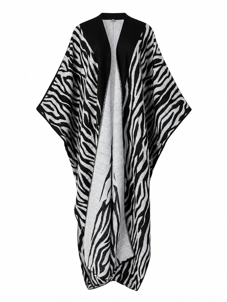 Wild Heart Geometric Knit Kimono