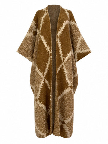 Wanderlust Geometric Print Cardigan