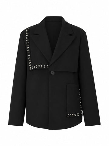 Audacious Rivet Irregular Jacket
