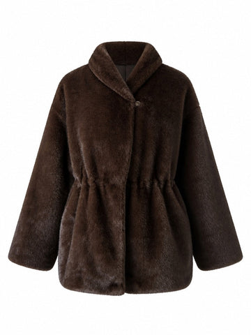 Elegant Oversized Fluffy Jacket
