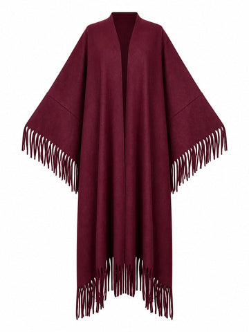 Boundless Fringed Long Cardigan