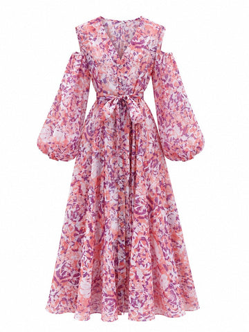 Wanderlust Flowy Floral Midi Dress