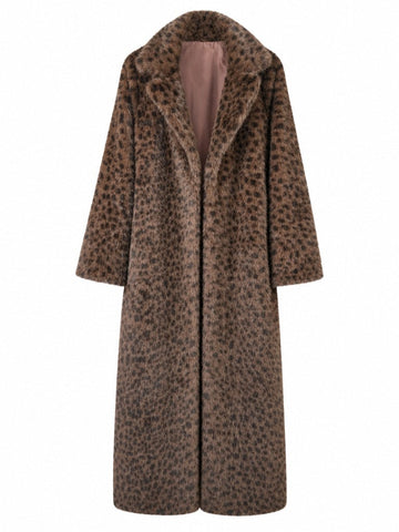 Wild Heart Leopard Faux Fur Coat