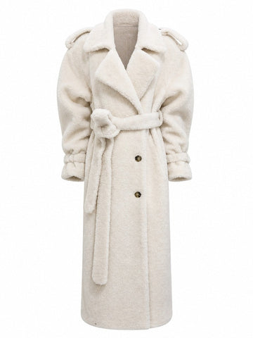 Confident Oversized Faux Fur Coat