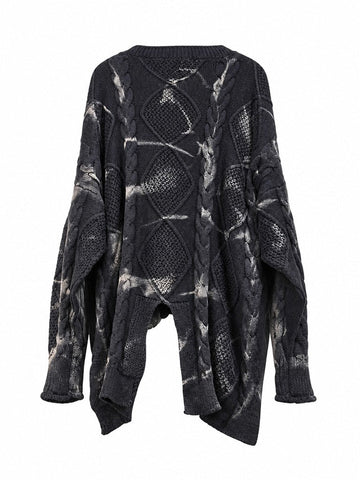 Untamed Patchwork Knit Pullover