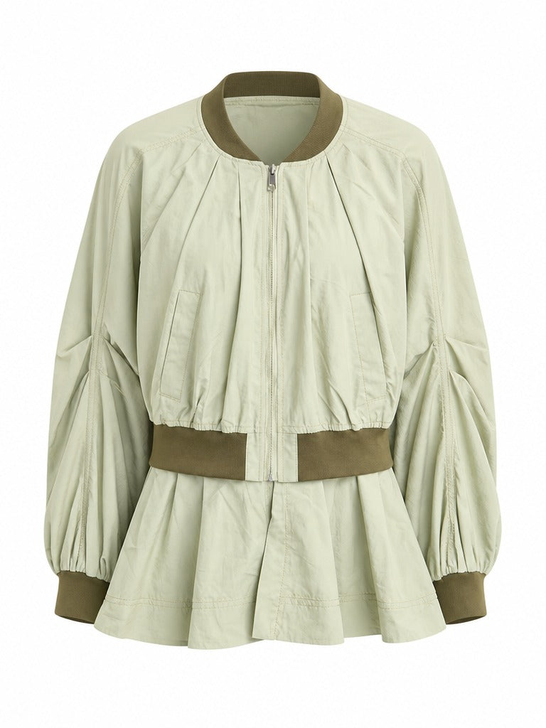Audacious Patchwork Zipper Jacket
